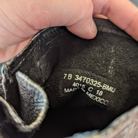 Frye Veronica Metallic Silver Engineer Moto Boots sz 7 - Picture 3 of 5